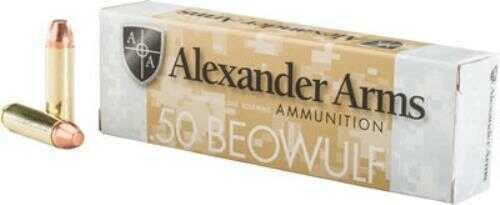 50 Beowulf 335 Grain Full Metal Jacket 20 Rounds Alexander Arms Ammunition